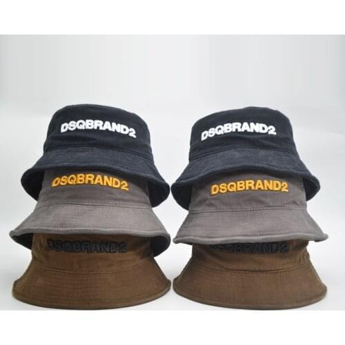 High quality fisherman hat DSQBRAND letter cap embroidery + brim silk circle design men and women Panama hat fisherman hat new