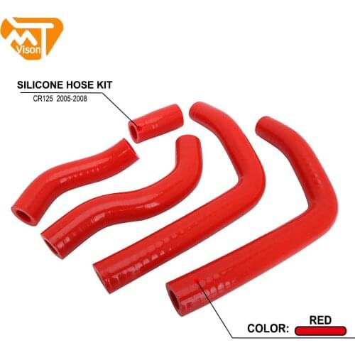 Motorcycle Engine Silicone Radiator Coolant Hose For Honda CR125 CR 125 2005-2008