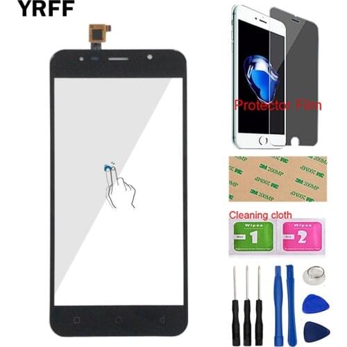 5.5" Touch Screen Glass For Oale X2 Touch Glass Digitizer Panel Front Sensor Mobile Tools + Protector Film