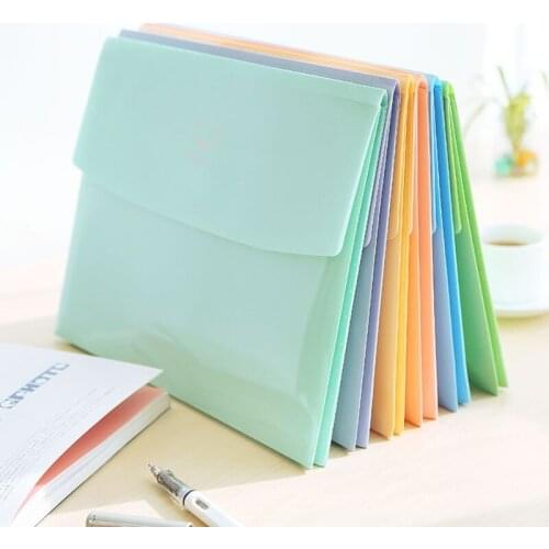 Smile Face A4 Test Paper Folder A4 File Folder A4 Envelope Folder Waterproof Large Capacity for student Office School