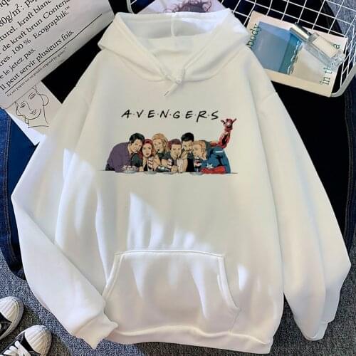 Disney Marvel Avengers Funny Cartoon Unisex Hoodies Men Graphic Vintage Cool Anime Sweatshirt 90s Hip Hop Streetwear Hoody Male
