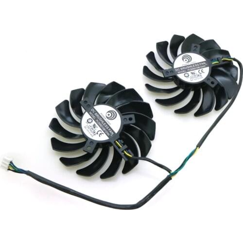 PLD09210B12HH 86mm 40x40x40mm DC12V 0.40A 4Pin VGA Fan For MSI RX470 Graphics Card Cooler Cooling Fan