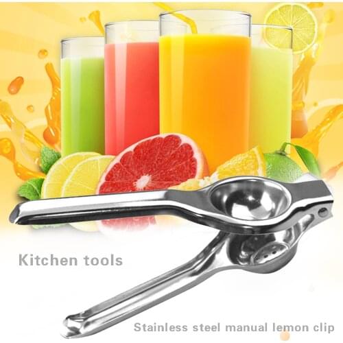 VKTECH Fruit Squeezer Stainless Steel Mini Citrus Orange Lemon Juicer Kitchen Tool Portable Fruit Juicing Machine Dropshipping