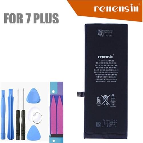Hight Quality Battery Repair Built-in batteries For Iphone 7 Plus 7P 5.5" Capacity 2900mAh 3.82v 0 Zero Cycle + repair Sticker