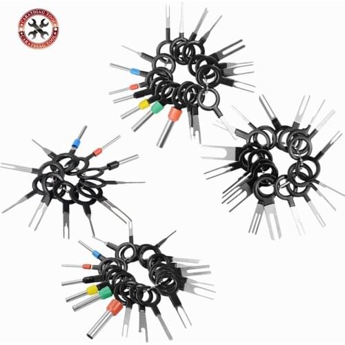 2021Full Set Automotive Plug Terminal Remove Tool Set Key Pin Car Electrical Wire Crimp Connector Extractor Kit Accessories