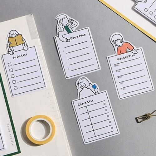 30 Sheets Cute Sticky Notes To Do List Memo Notes School Office Daily Planner Notepad Stationery N Times Note Pads