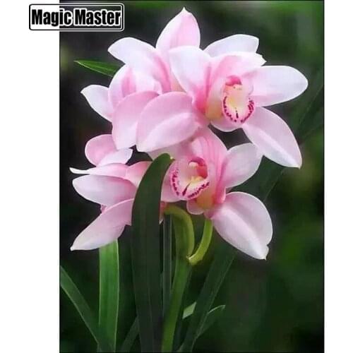 Diamond Embroidery Full Square Floral Diamond Mosaic Flowers Diamond Painting Cross Stitch Picture Of Rhinestones Handmade Gift