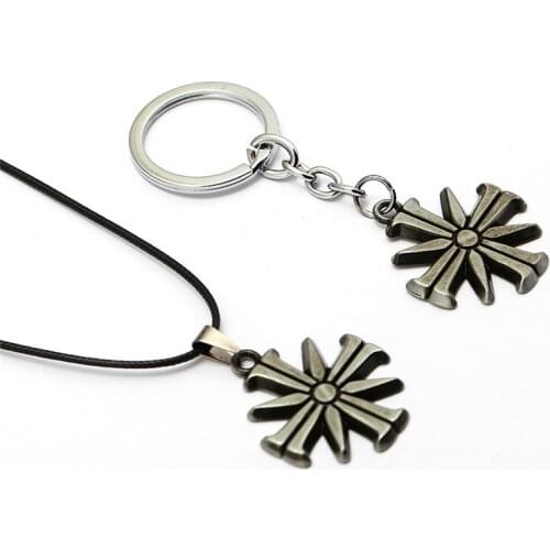 Game Farry 5 Keychain Metal PS4 Edens Gate Key Ring Chain Rape Chain Pendant Porte Clef Kolye Men Gift Jewelry llavero