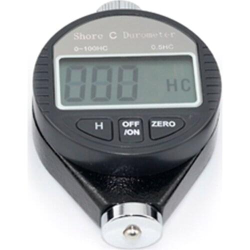 LCD Display Digital 3 Type Hardness Tester Meter Durometer Rubber Sponge Plastic Digital Hardmeter With Data Output Interface