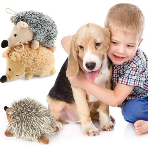 Hedgehog Molar Bite Chew Toys for Small Dogs Plush Cute Squeaky Puppy Toy Cortoon Dog Accessories Fashion Cosas Para Perros