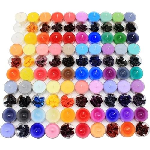 34 Pcs Color DIY Candle Wax Dye Candle Making Kit Supplies DIY Candle Dye Non-Toxic Candle Made For Jelly Wax Handmade Soap Etc