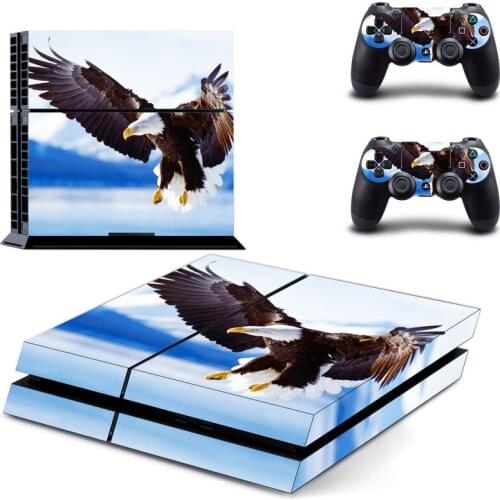 Eagle Style PS4 Skin Sticker for Playstation 4 Console & 2 Controllers Decal Vinyl Protective Skins Style 1
