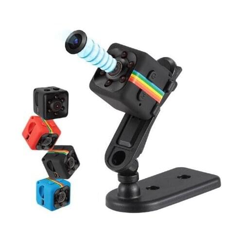 New SQ11 Mini Camera HD 1080P Night Vision Camcorder Car DVR Infrared Video Recorder Sport Digital Camera Support TF Card free D