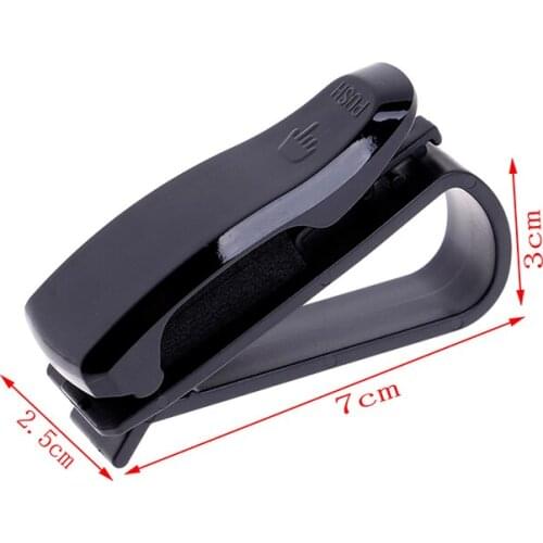 New ABS Car Auto Sun Visor Glasses Sunglasses Clip Card Ticket Holder Pen Case Box Car Universal Accessories 1PCS