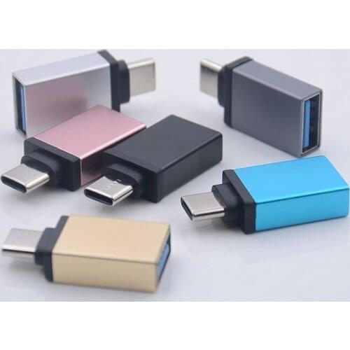 USB3.0 To Type-c Micro Adapter U Disk OTG Conversion Head for Huawei Xiaomi Mobile Phones Random Color