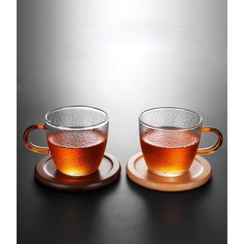 Durable Wood Coasters Wood Square Resistant Drink Mat Round Heat Resistant Drink Mat Coffee Cup Pad Table Non-slip Coffee Pad