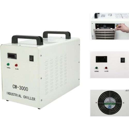 Industrial Water Chiller CW-3000 For CNC Spindle 60W 80W Laser Cutting Machine CO2 Laser Tube Cooling CW3000 Equipment Parts
