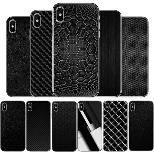 Car carbon fiber simple Silicone phone case For iphone 12 11Pro Max 11 XR XS Max X 8 7 6 6S Plus 5 5S SE 2020 Back Cover Shell