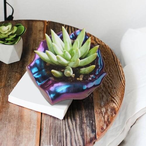 Hand Palm Shape Cement Flowerpot Silicone Mold DIY Succulents Big Pot Concrete Planter Molds Plaster Decor Epoxy Resin Mould