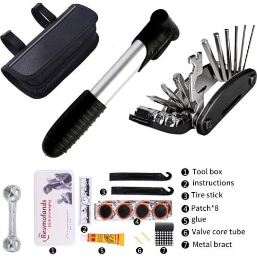 HOT Bicycle Bike Tools Bag For Bike Topeak Puncture Tire Tyre Repair Multi Tool Set Kits Pump Bag Mountain Cycle Multitool Tool