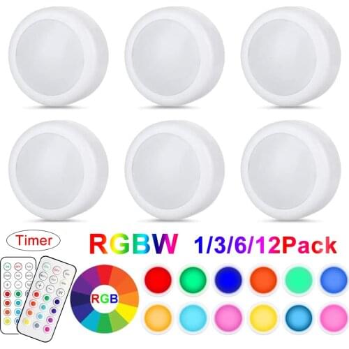 Indoor LED Cabinet Light Nightlight Wireless Color Changing LED Corridor Wardrobe Light Bedside Lamp Baby Sleeping Lighting D30