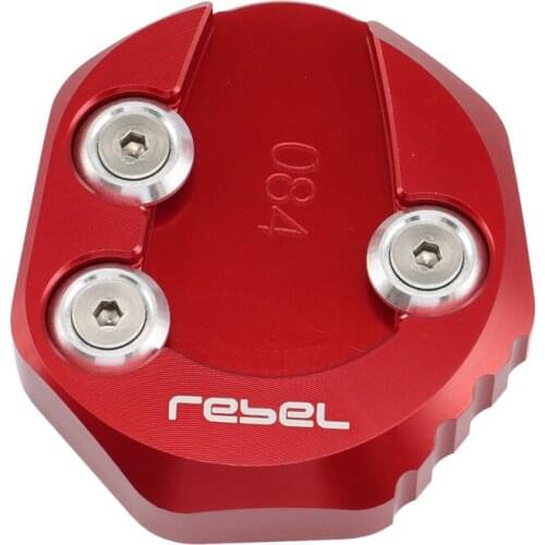 Motorcycle Kickstand Extension Pad Side Stand Enlarger Plate for Honda Rebel CMX300 CMX500 2017-2021