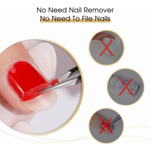Nail Guard Film Easy to Use Minimalistic High Viscosity Nail Polish Glue Protective Sticker for Girls