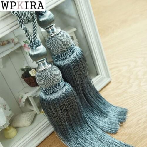1 Pair Curtain Tie Backs Hanging Balls Tassels for Livingroom Bedroom Curtains Holder Accessories Cortinas Tassel cp085&B