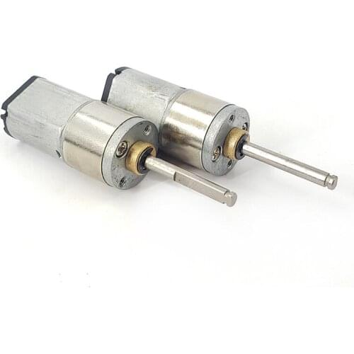 1PC DC Motor DC 6V 77RPM/min 030 Micro DC Gear Motor 3mm Long Shaft Metal Gear Motor for DIY Robot Toy Car Ship Model Parts XD