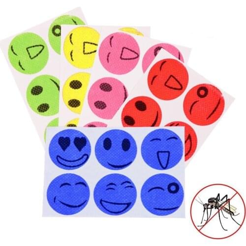 120pc Child Mosquito Repellent Patches Stickers 100% Natural Non Toxic Pure Essential Oil Keeps Insects Far Away Camping Travel