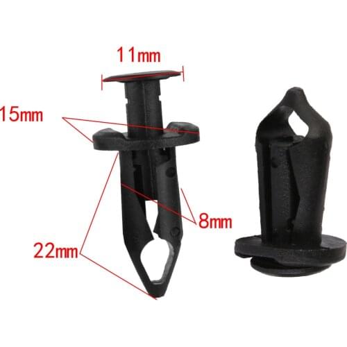 30x Rivets Fender Trim Clips For 8 Mm Honda Toyota Ford Audi Landrover 21075686