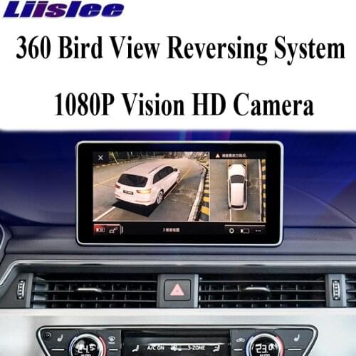Liislee Car 360 Bird View System Camera Image 1080P Car Driving Recorder Night Vision HD Front/ Side /Rear Camera