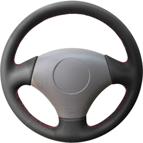 Black Synthetic Leather Car Steering Wheel Cover for Toyota Vios Corolla 2000-2004 Mark 2 for Lexus GS430 GS300 2004