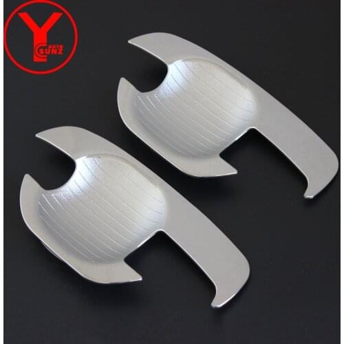 Chrome door handle bowl covers insert For Toyota hilux FORTUNER SW4 vigo innova 2008-2014 ABS car parts auto accessories YCSUNZ