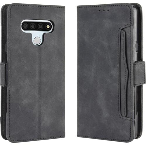 For LG Stylo 6 Case Multi-card slot Leather Book Flip Design Wallet Case Soft Cover For LG Stylo 6 LM Q730TM LMQ730TM LM-Q730TM
