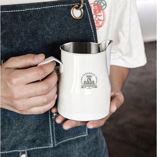 Coffee Pitcher 350/600ML Stainless Steel Milk Frothing Jug Mugs Espresso Coffee Pitcher Barista Craft Frothing Jug