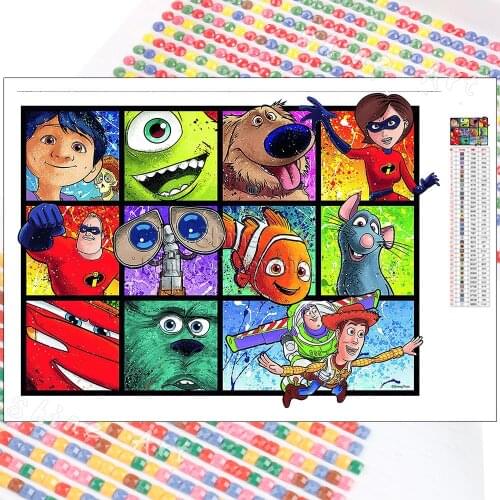 Cartoon Diamond Painting Disney Fantasy Children 5D DIY Cross Stitch Embroidery Mosaic Full Square Round Handmade Home Decor