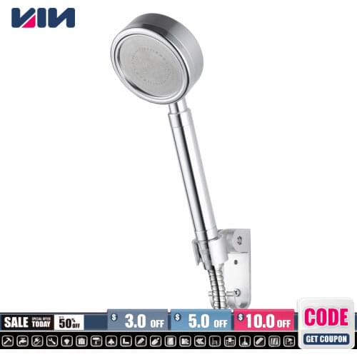 Aluminium Pressurized Bath Rain Shower Filter Head High Pressure Single Head Bath Bathroom Water Filtration Showerhead Spa