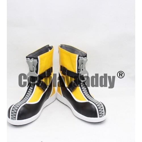 Kingdom Hearts Sora Yellow Adult Party Halloween Cosplay Shoes Boots X002