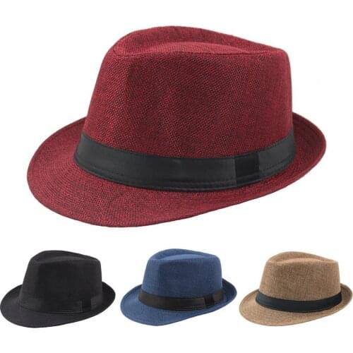 Hot Sales Unisex Elegant Braided Wide Brim UV Protection Panama Hat Fashion Accessories