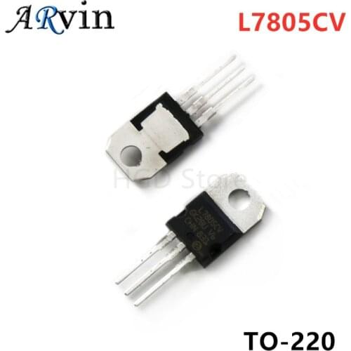 10PCS L7805CV TO220 L7805 TO-220 7805 LM7805 MC7805 Voltage Regulator
