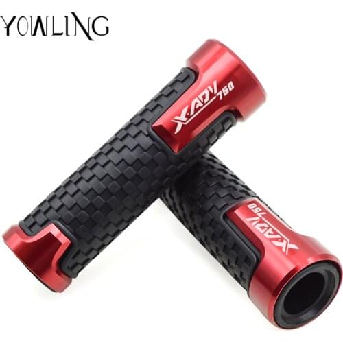 CNC XADV750 LOGO Motorcycle handlebar grip handle bar Motorbike handlebar grips FOR HONDA X ADV X-ADV 750 2017 2018 XADV