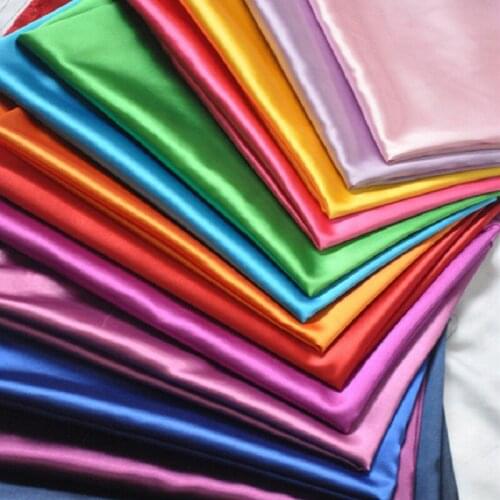Satin fabric silk cloth glossy Handmade DIY for box lining home desoration dress wedding party sewing background