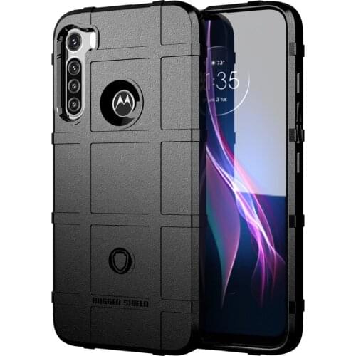 Thouport Silicone Case For Moto One Fusion+ Cases Frosted Rugged Shield Armor Hard Cover For Motorola One Fusion Plus Case 6.5"