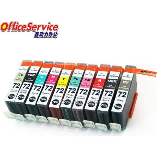 PGI-72 PGI72 Compatible ink Cartridge For Canon Pixma Pro-10 inkjet printer