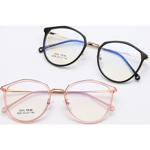 Trending Style Optical Glasses Women Men Ultralight Eye Glasses Frames Transparent Irregular Prescription Eyeglasses Frames TR90