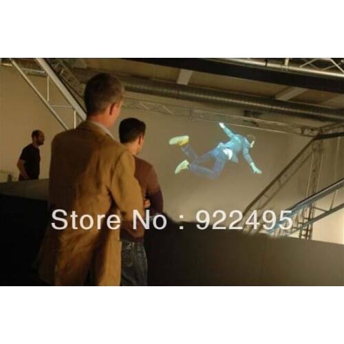 ON SALE! ) 1.524mx2m holographic film, Rear projection screen film for large stage use, bus station, metro, Free shipping
