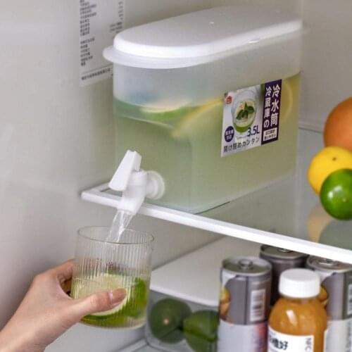 Storage Bucket Fruit Teapot Summer Cool Water Bucket Cold Bubble Bottle Ice Water Bucket Summer Ice Water Infuser Kettle