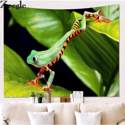 Zeegle Fog Printed Wall Hanging Tapestry Polyestry Table Cloth Hippie Tapestry Soft Beach Throw Towel Dorm Decor Curtain Cloth