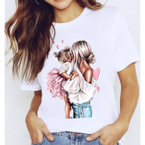 Female T-shirt Summer Retro Mom Life Print Tshirts Ladies Cartoon fashion Women Tee Tops Graphic Short sleeve Tee Shirt femme